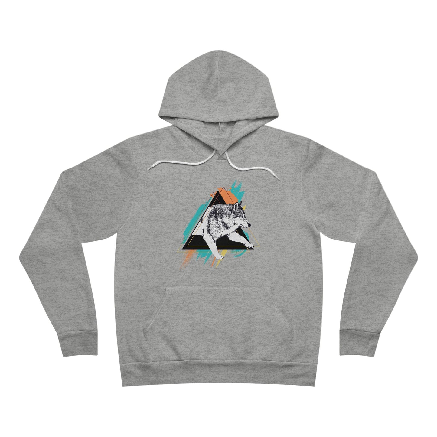 Nali (Teal/Orange) Pullover Hoodie