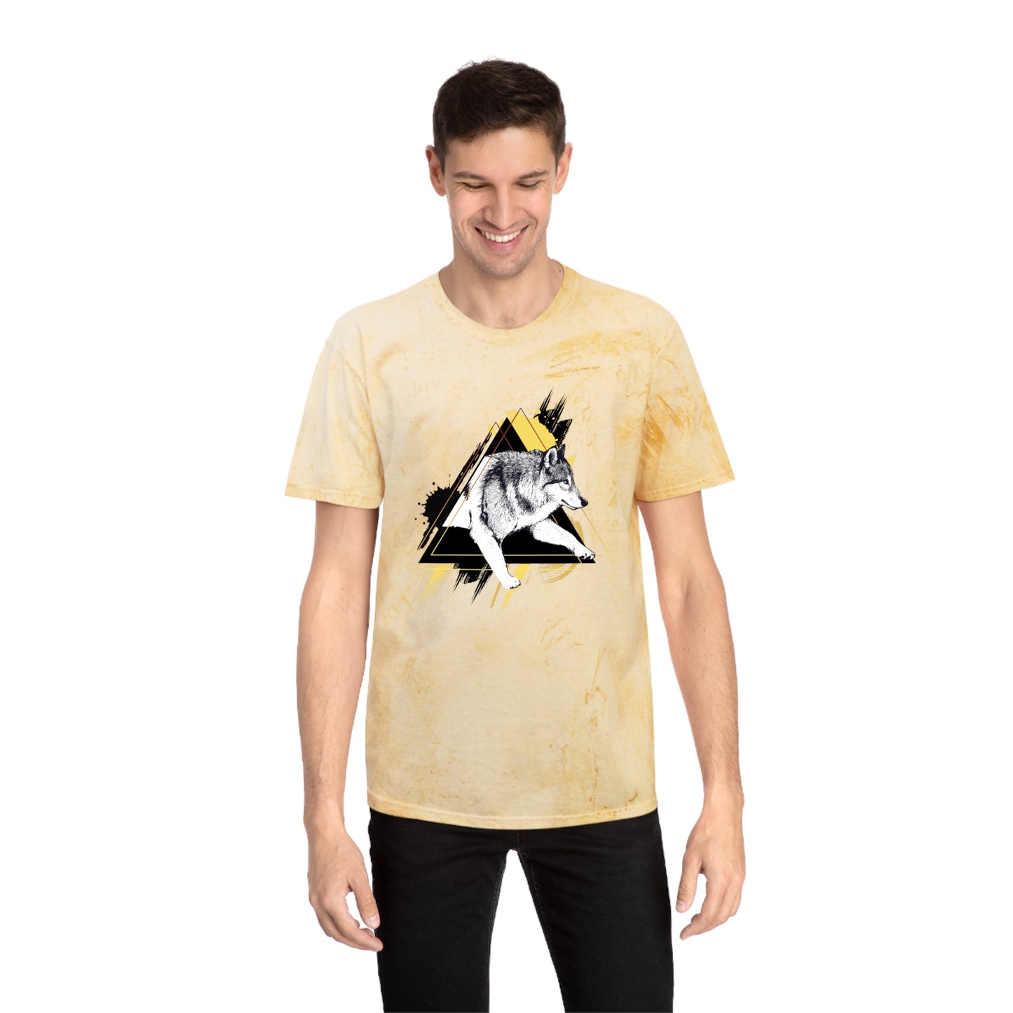 Nali (Black/Yellow) Color Blast T-Shirt