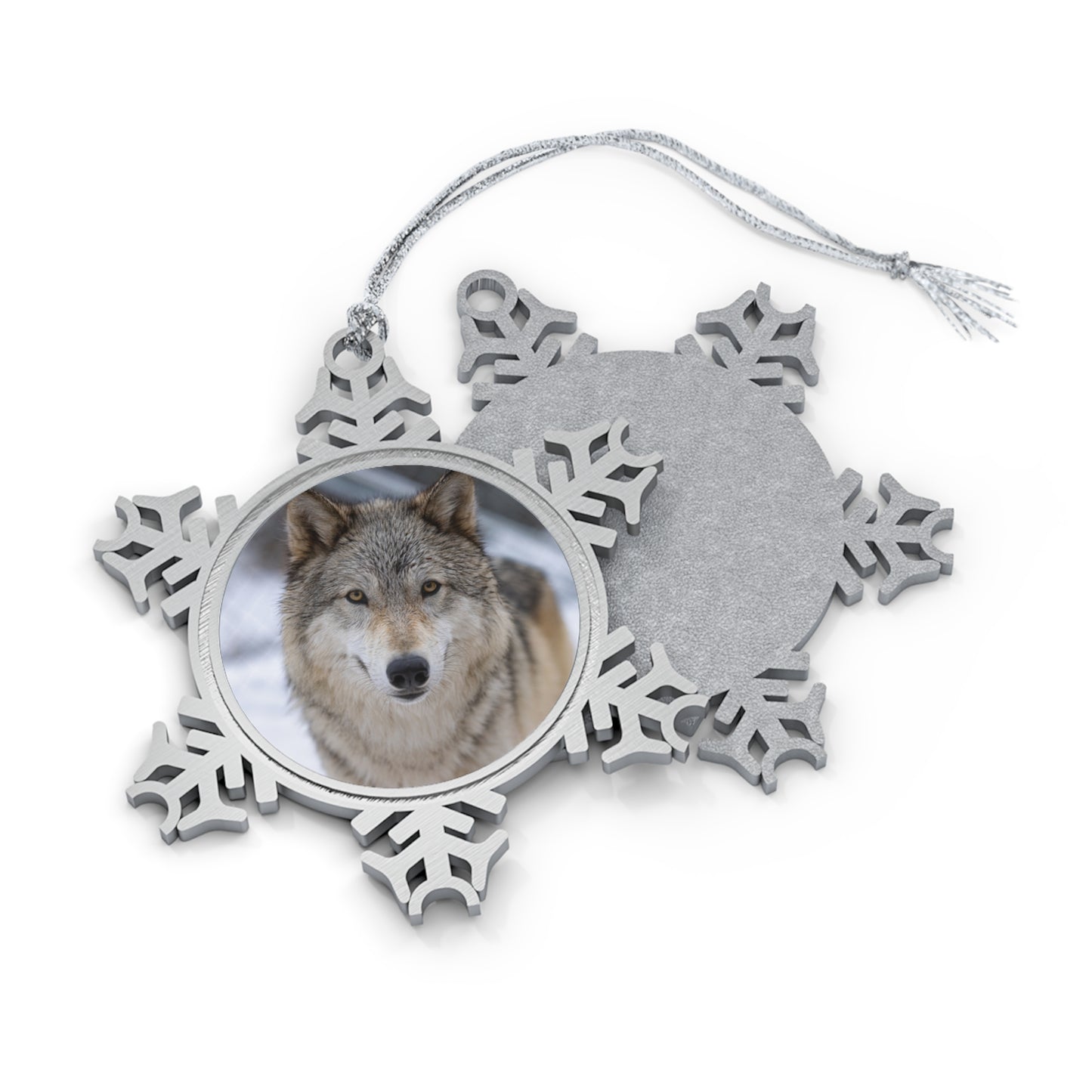 Nukumi Pewter Snowflake Ornament