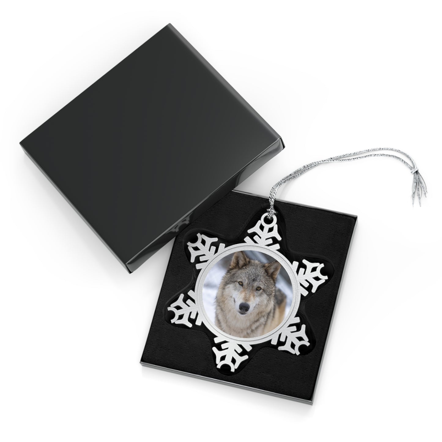 Nukumi Pewter Snowflake Ornament