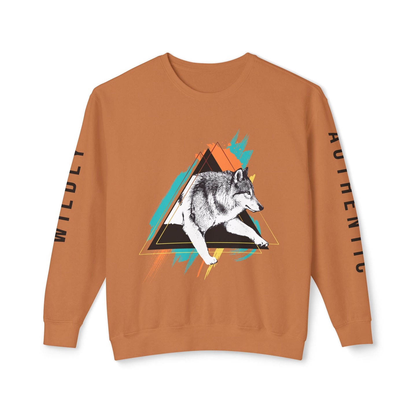 Nali (Teal/Orange) Crewneck Sweatshirt