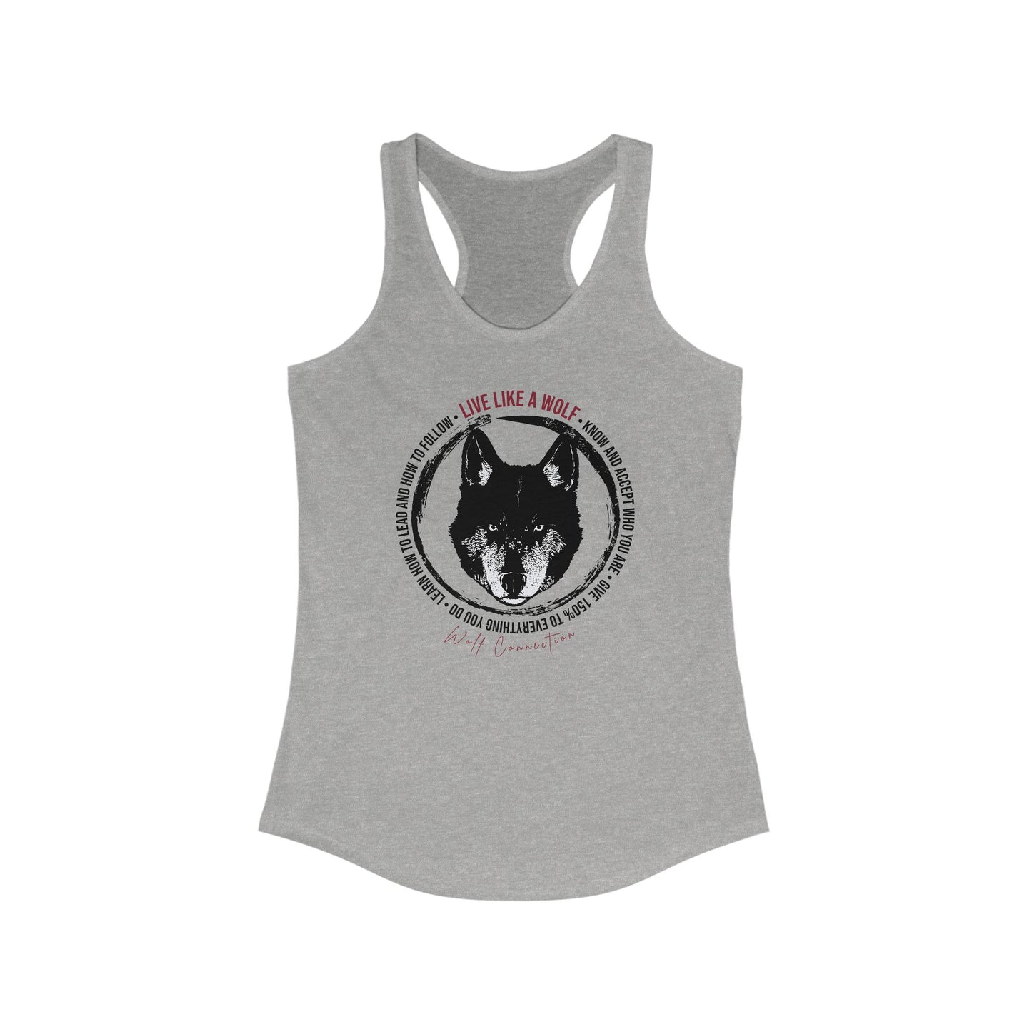 Live Like A Wolf Women's Racerback Tank