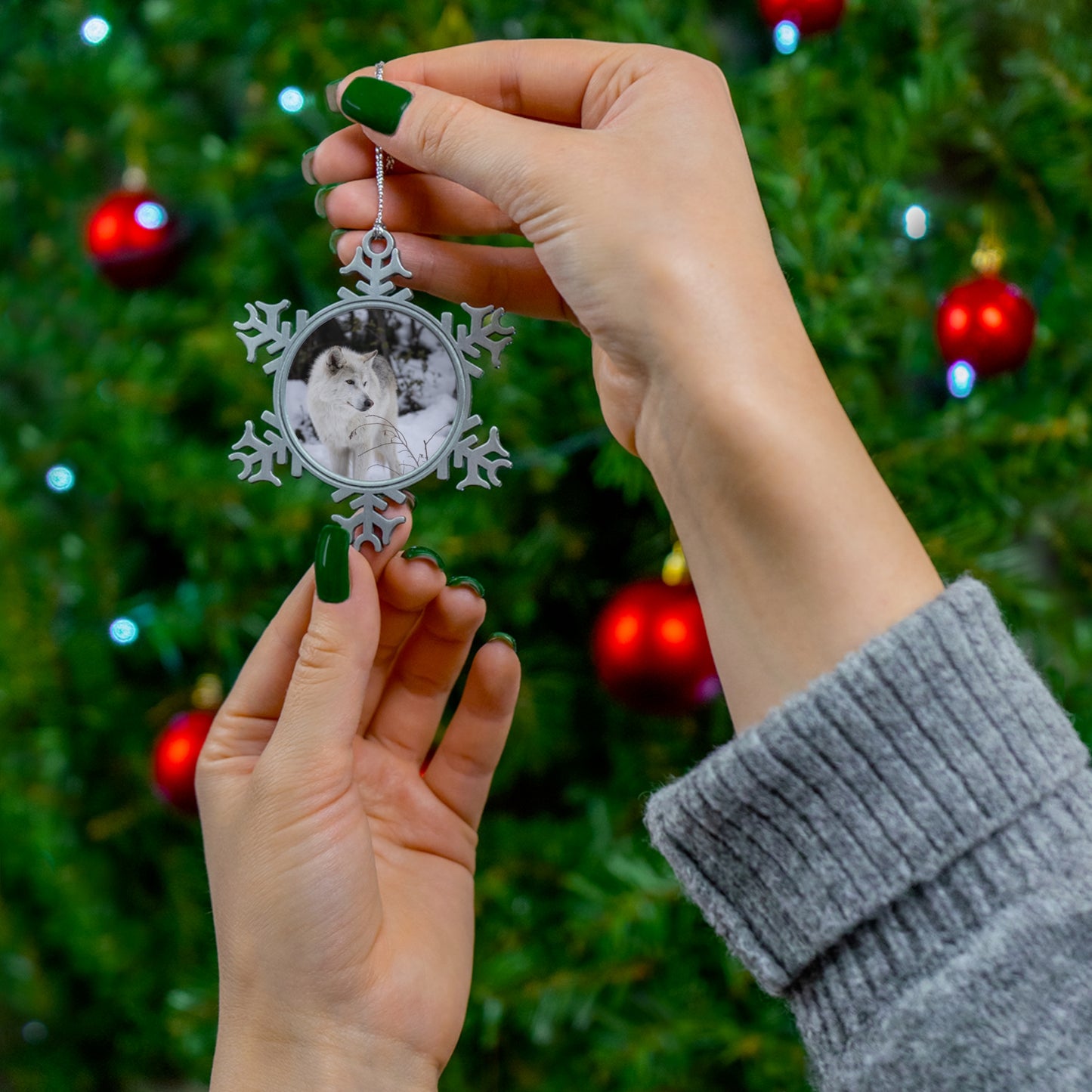 Bella Pewter Snowflake Ornament