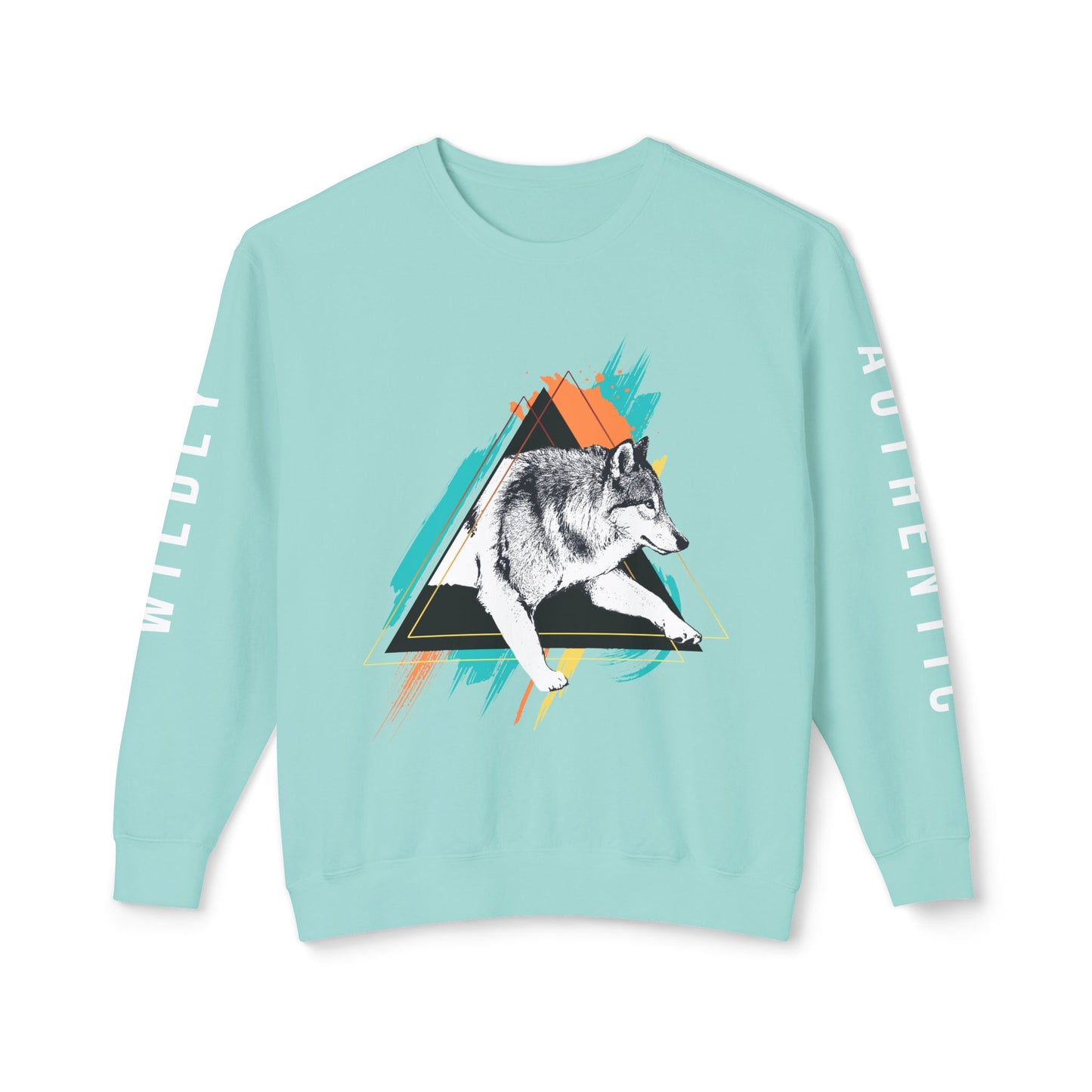 Nali (Teal/Orange) Crewneck Sweatshirt