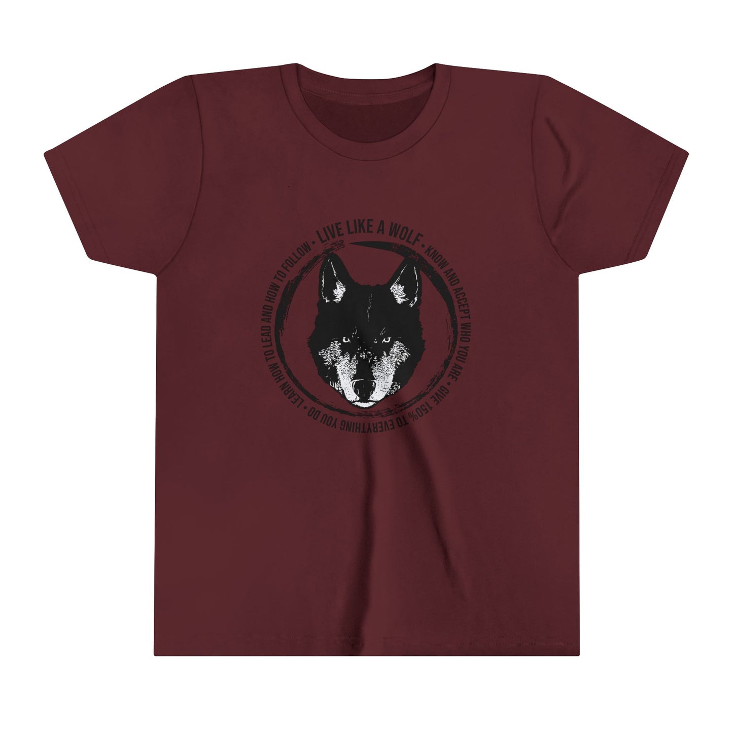 Live Like A Wolf Youth Short Sleeve Tee
