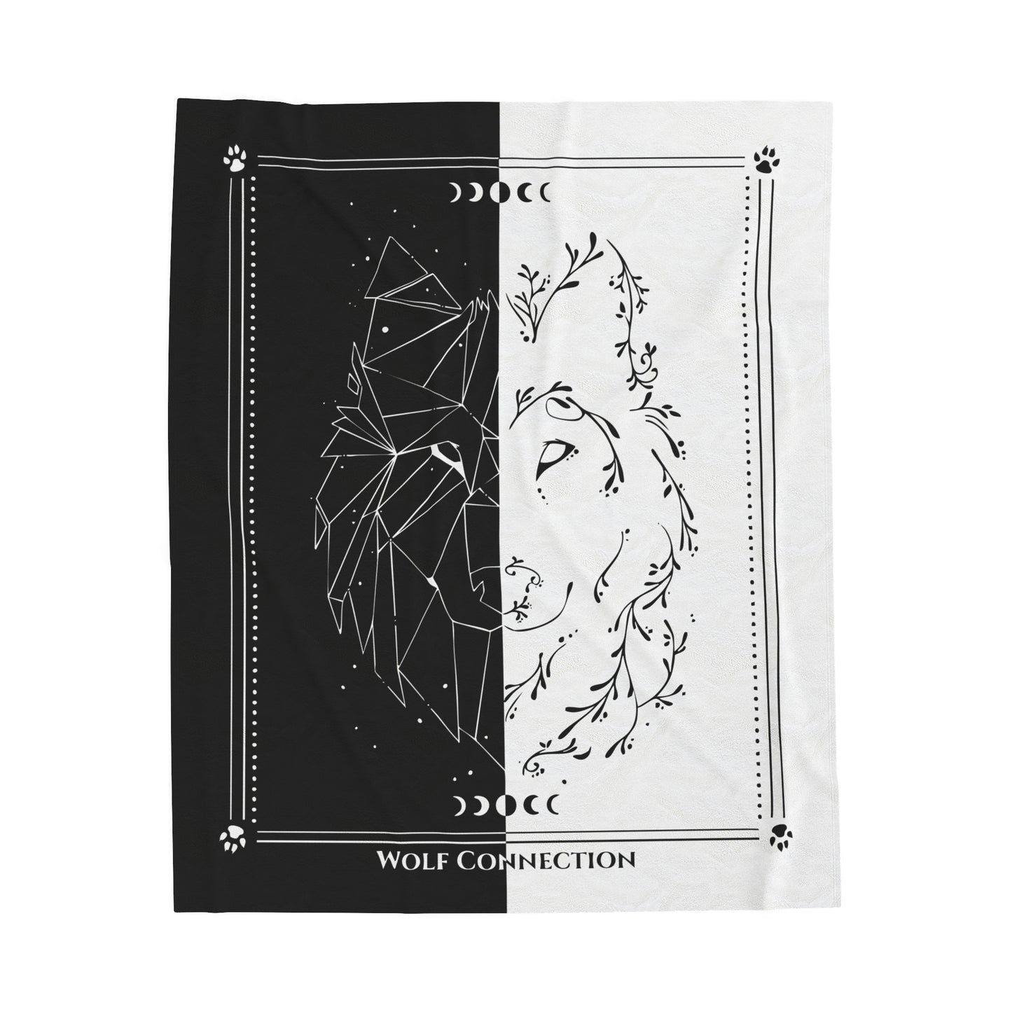 Wolf Connection Velveteen Plush Blanket