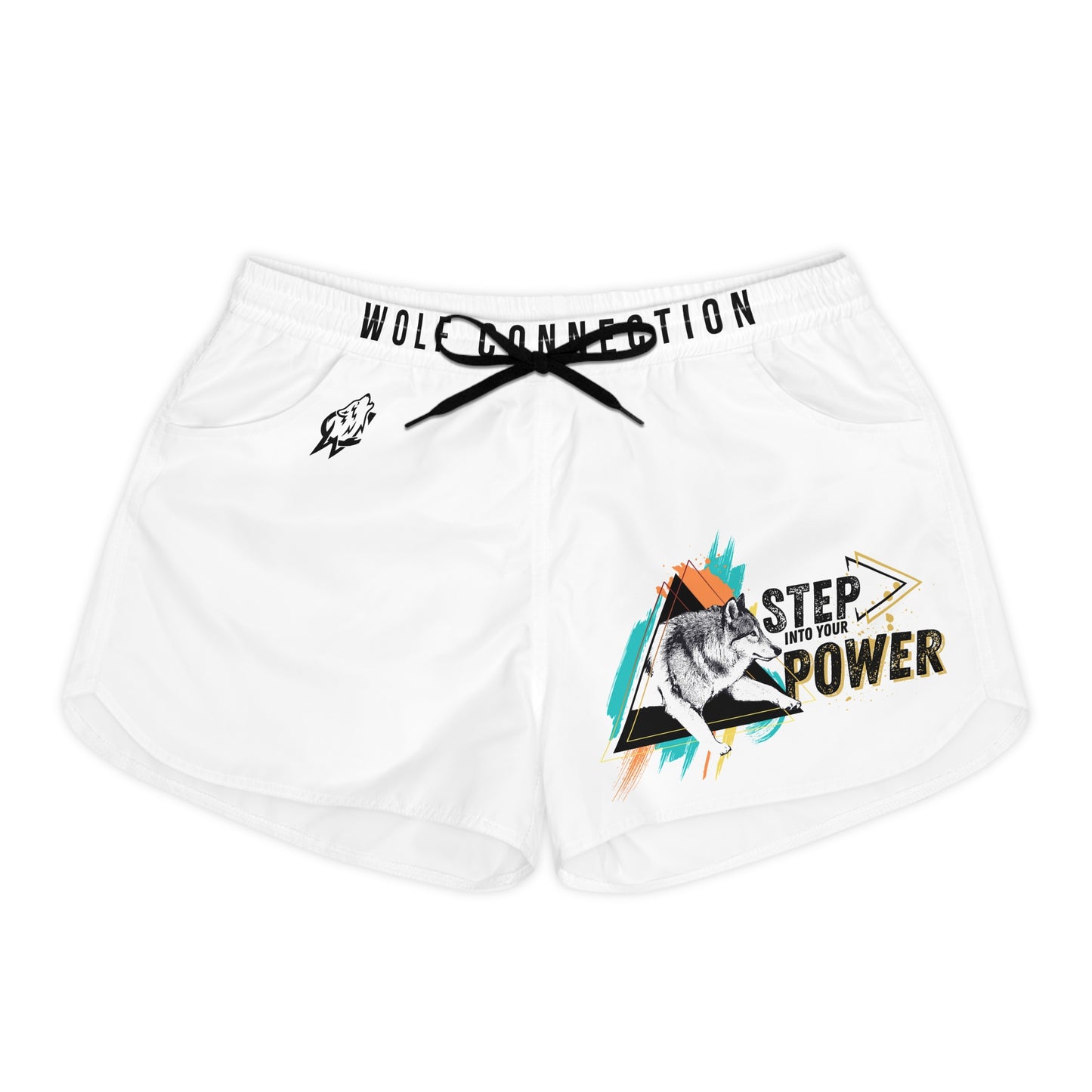 Step Into Your Power Women's Casual Shorts (AOP)