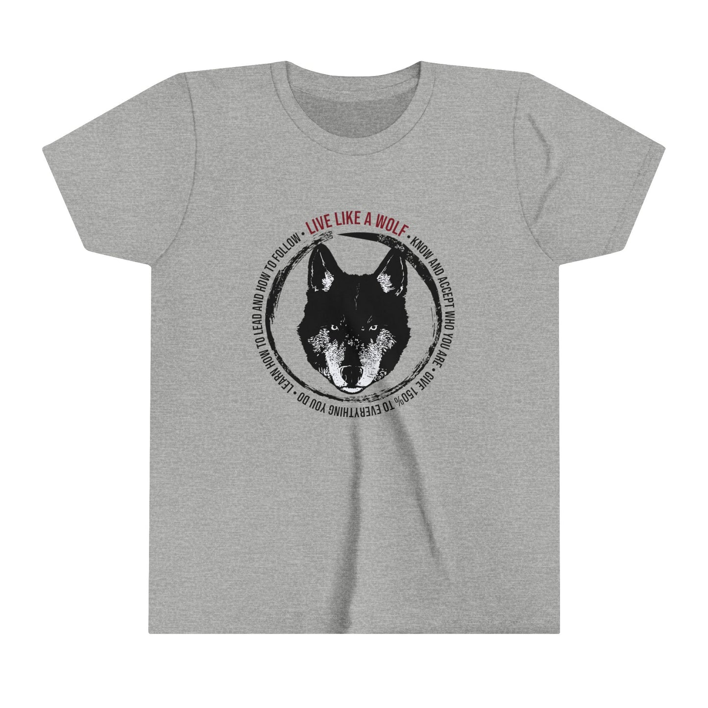 Live Like A Wolf Youth Short Sleeve Tee