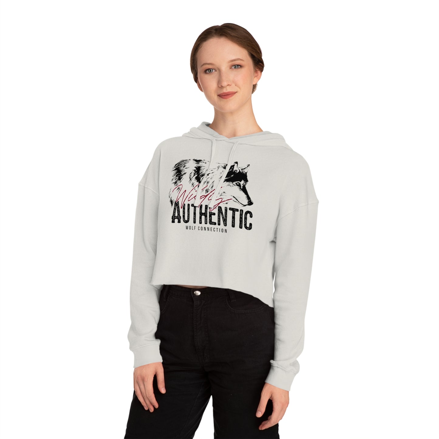 Wildly Authentic Women’s Cropped Hooded Sweatshirt