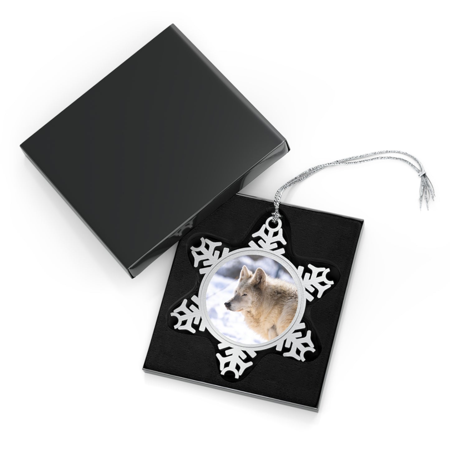 Max Pewter Snowflake Ornament