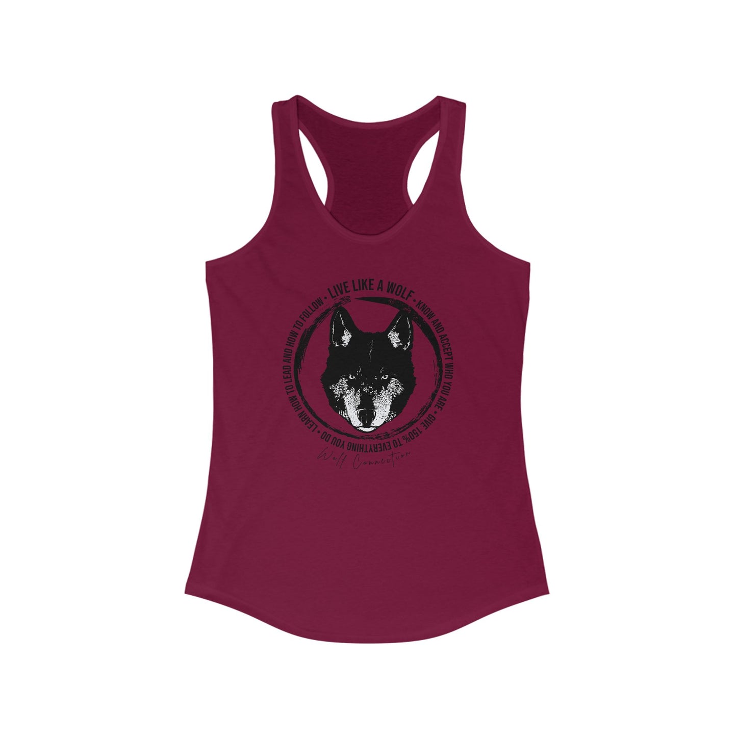 Live Like A Wolf Women's Racerback Tank