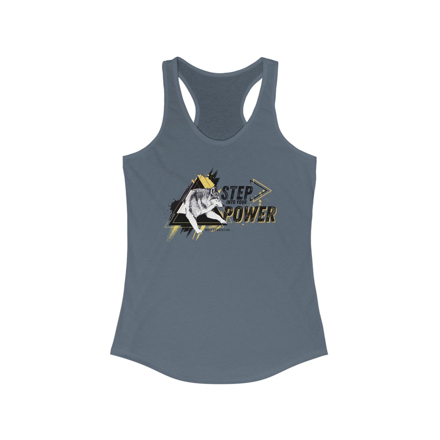 Step Into Your Power Racerback Tank
