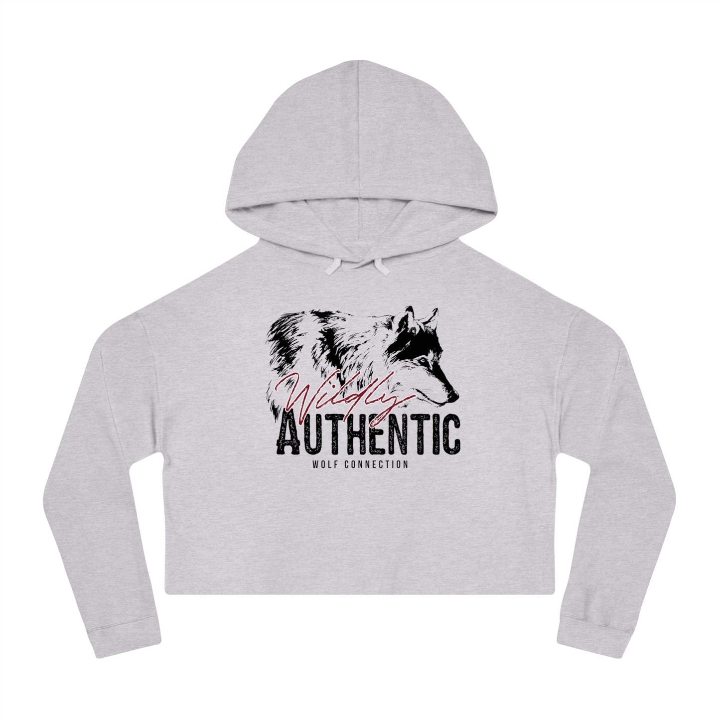 Wildly Authentic Women’s Cropped Hooded Sweatshirt