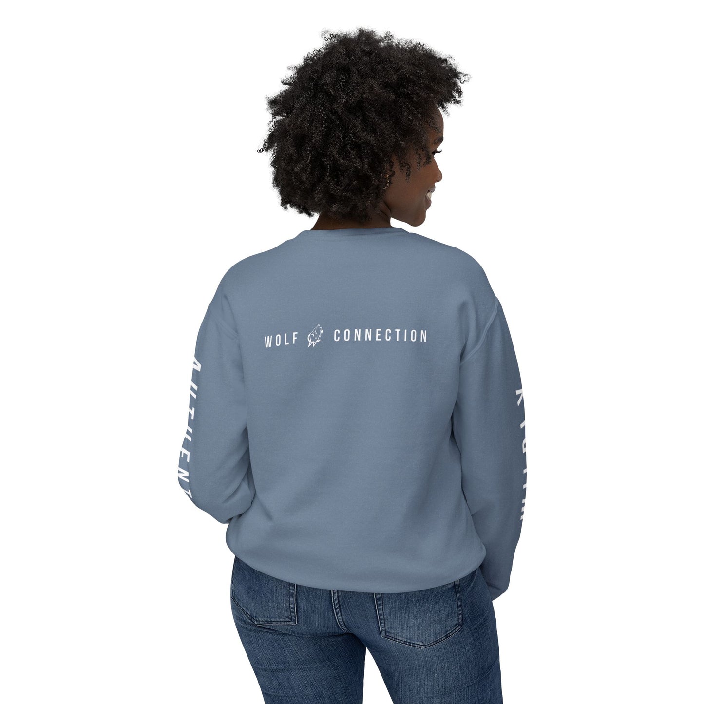 Nali (Teal/Orange) Crewneck Sweatshirt