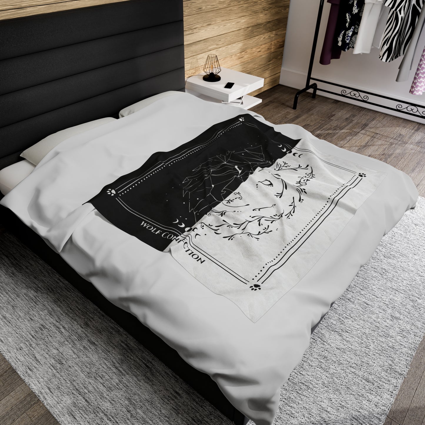 Wolf Connection Velveteen Plush Blanket