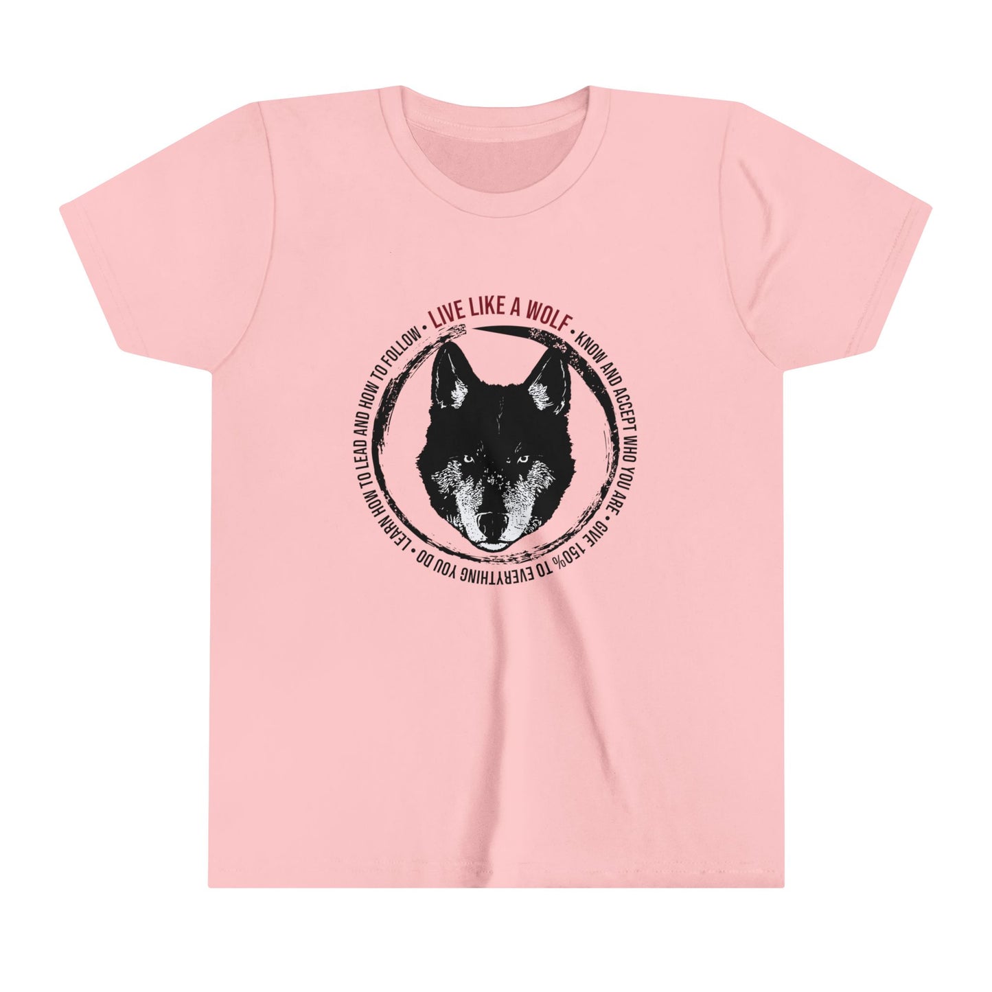 Live Like A Wolf Youth Short Sleeve Tee