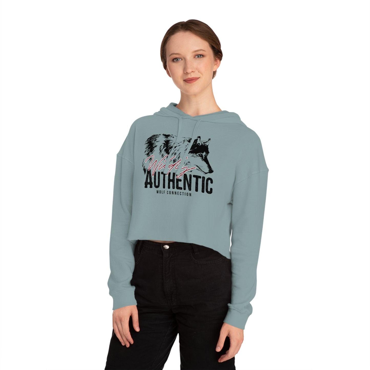 Wildly Authentic Women’s Cropped Hooded Sweatshirt