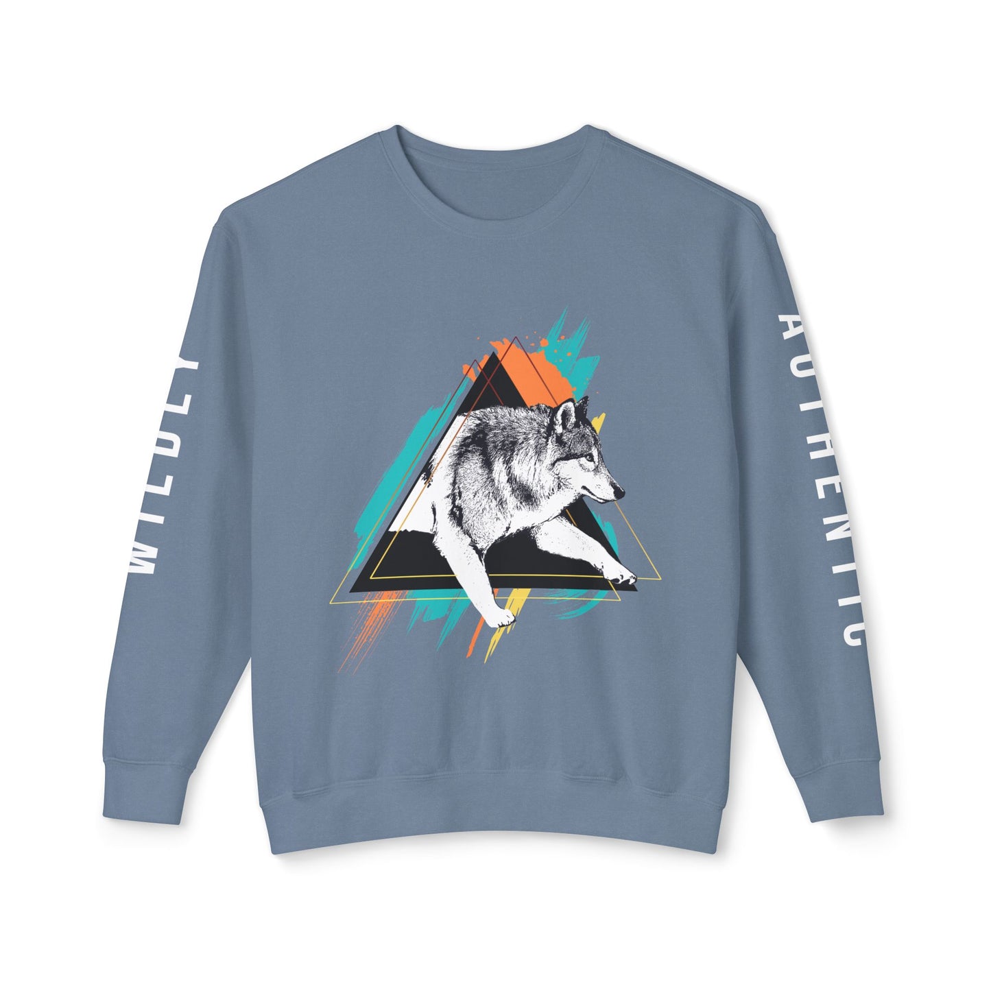Nali (Teal/Orange) Crewneck Sweatshirt