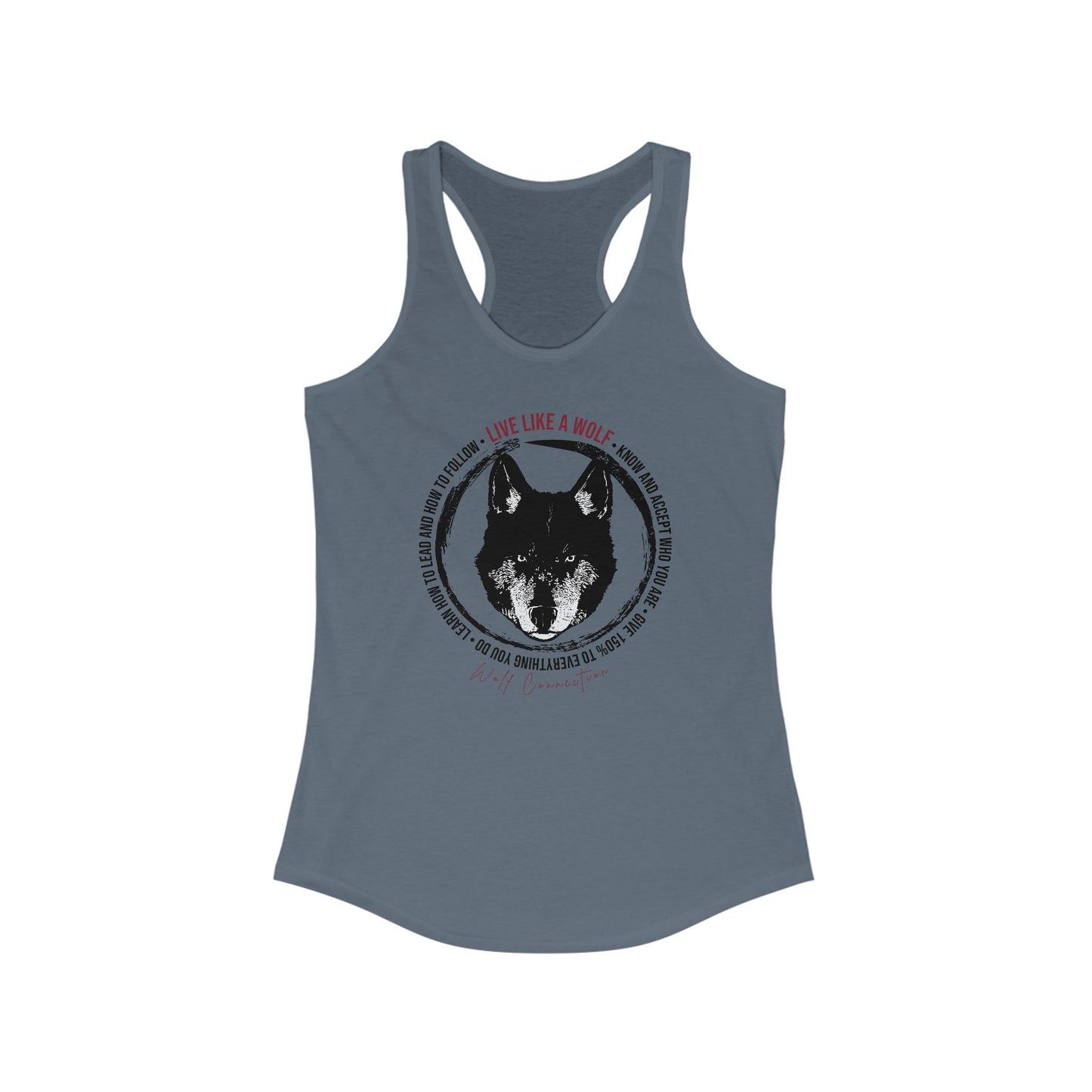 Live Like A Wolf Women's Racerback Tank
