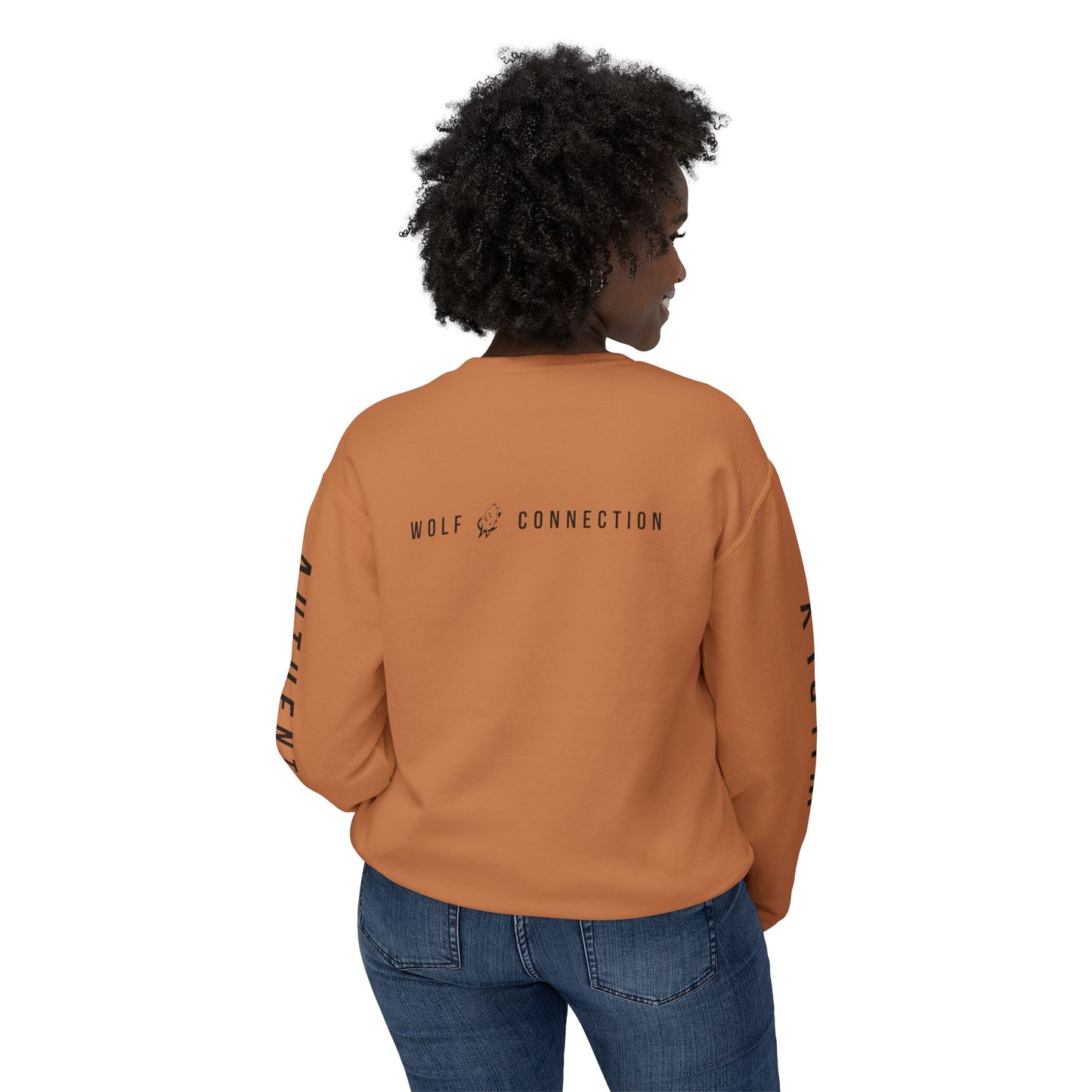 Nali (Teal/Orange) Crewneck Sweatshirt
