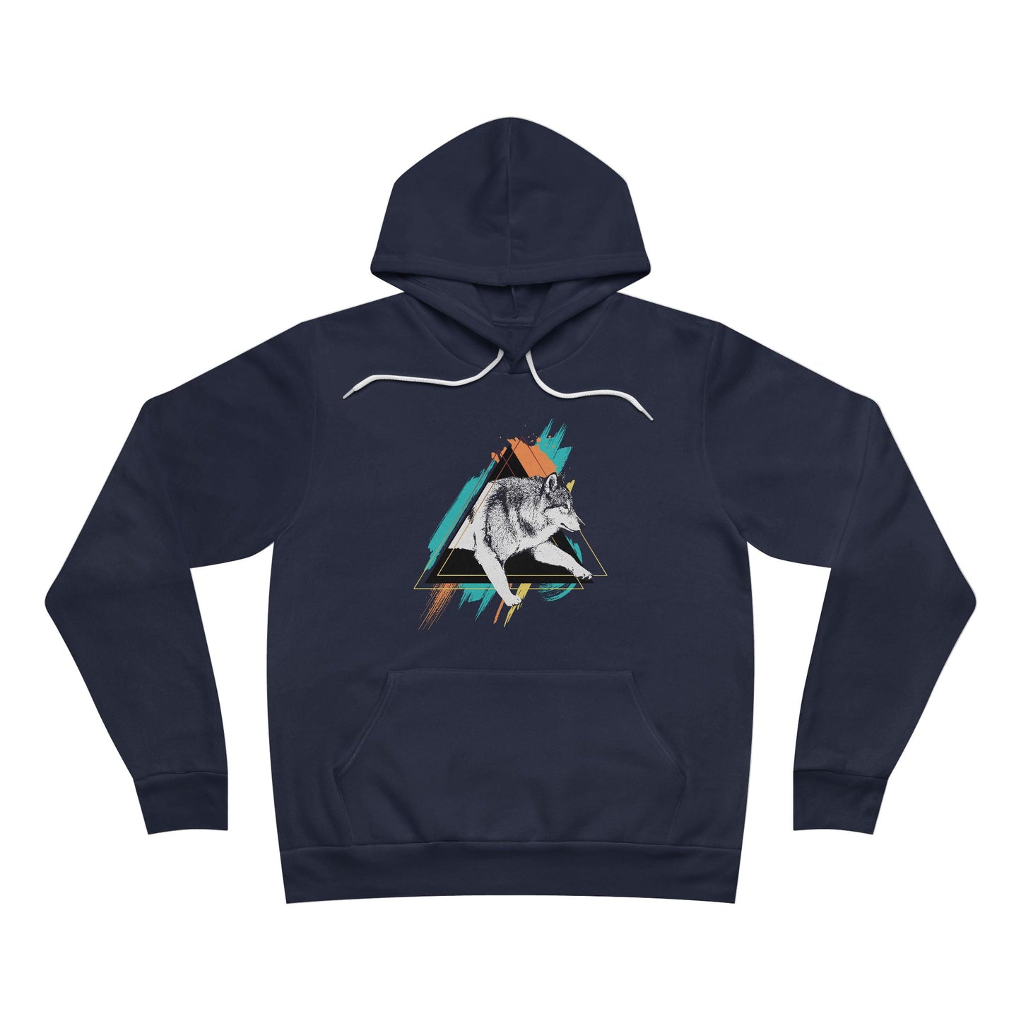 Nali (Teal/Orange) Pullover Hoodie