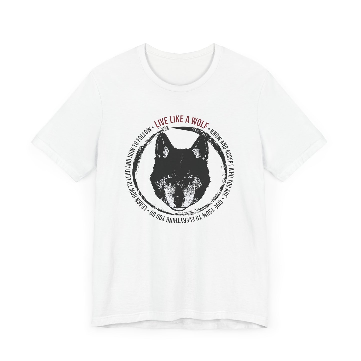 Live Like a Wolf Short Sleeve Tee