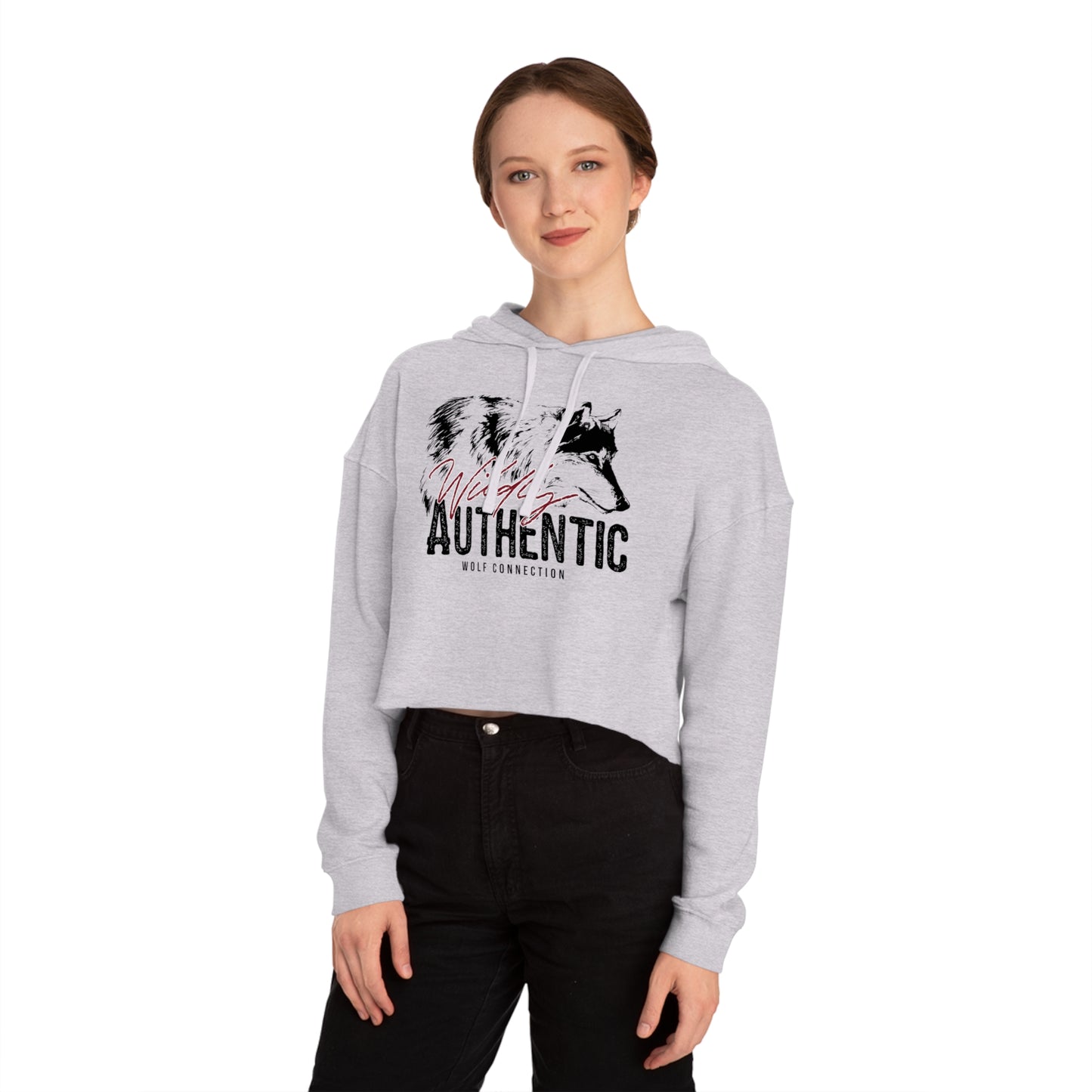 Wildly Authentic Women’s Cropped Hooded Sweatshirt