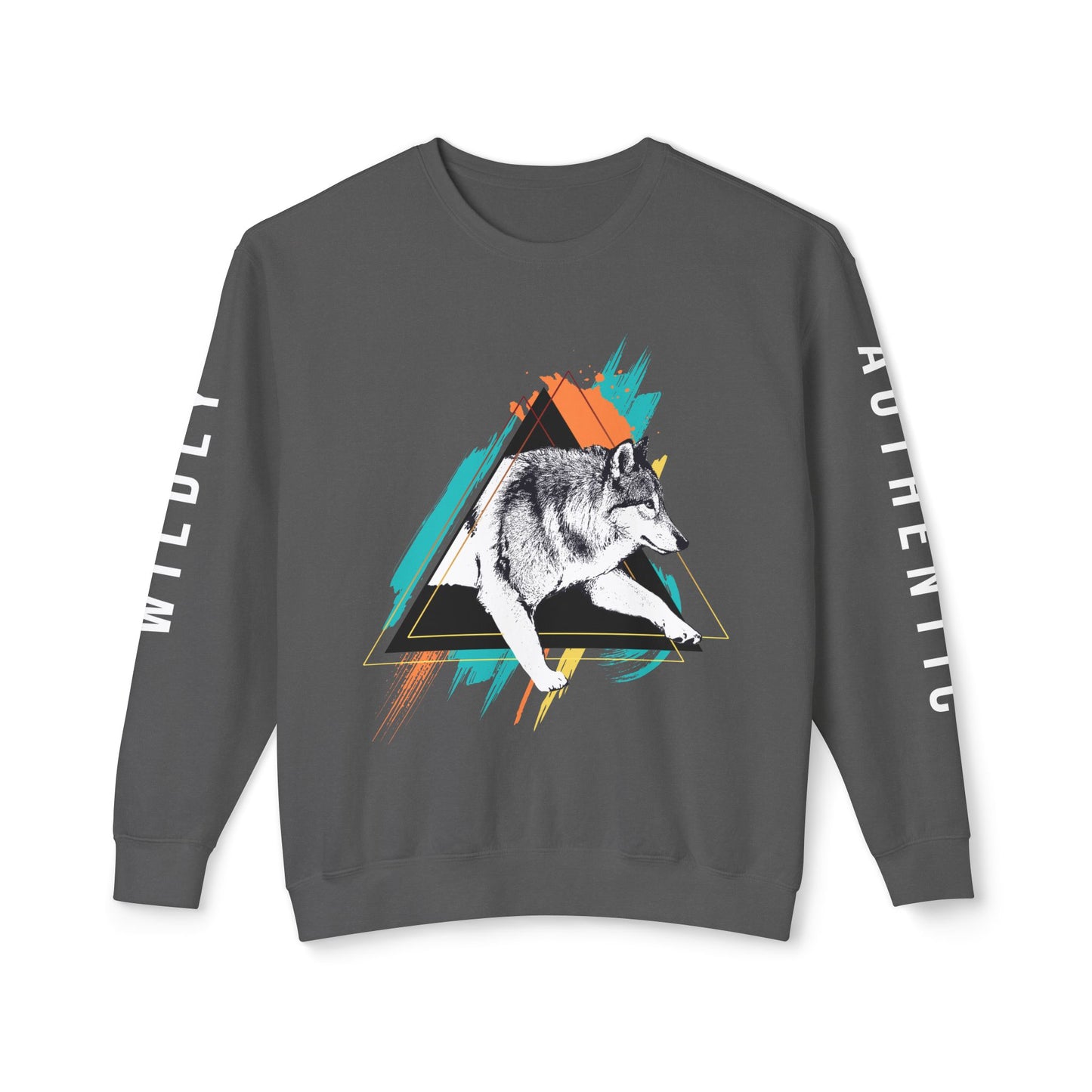 Nali (Teal/Orange) Crewneck Sweatshirt