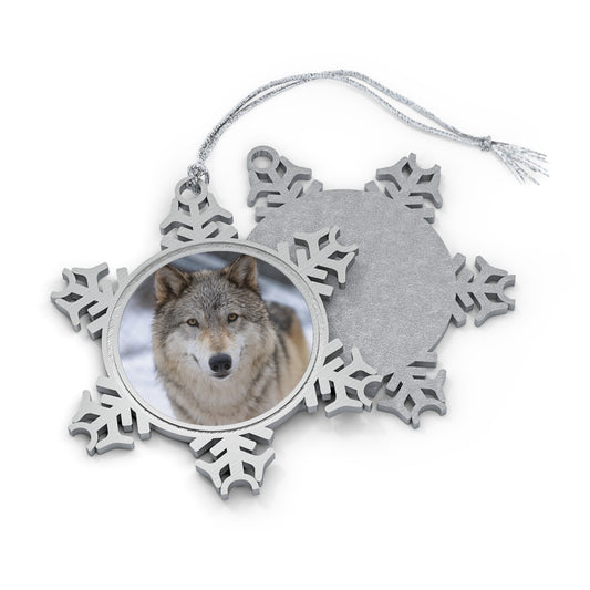 Nukumi Pewter Snowflake Ornament