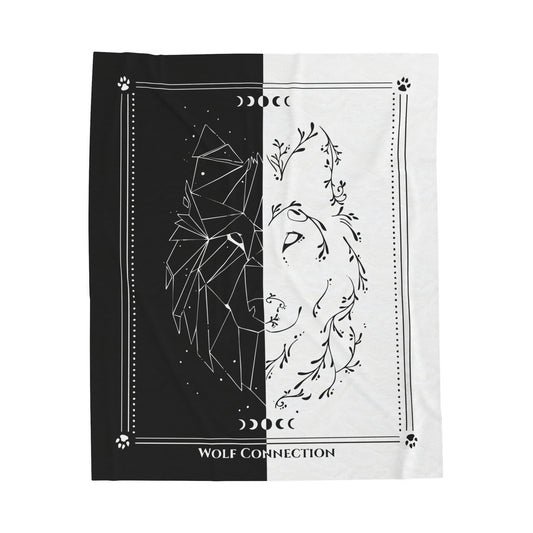 Wolf Connection Velveteen Plush Blanket