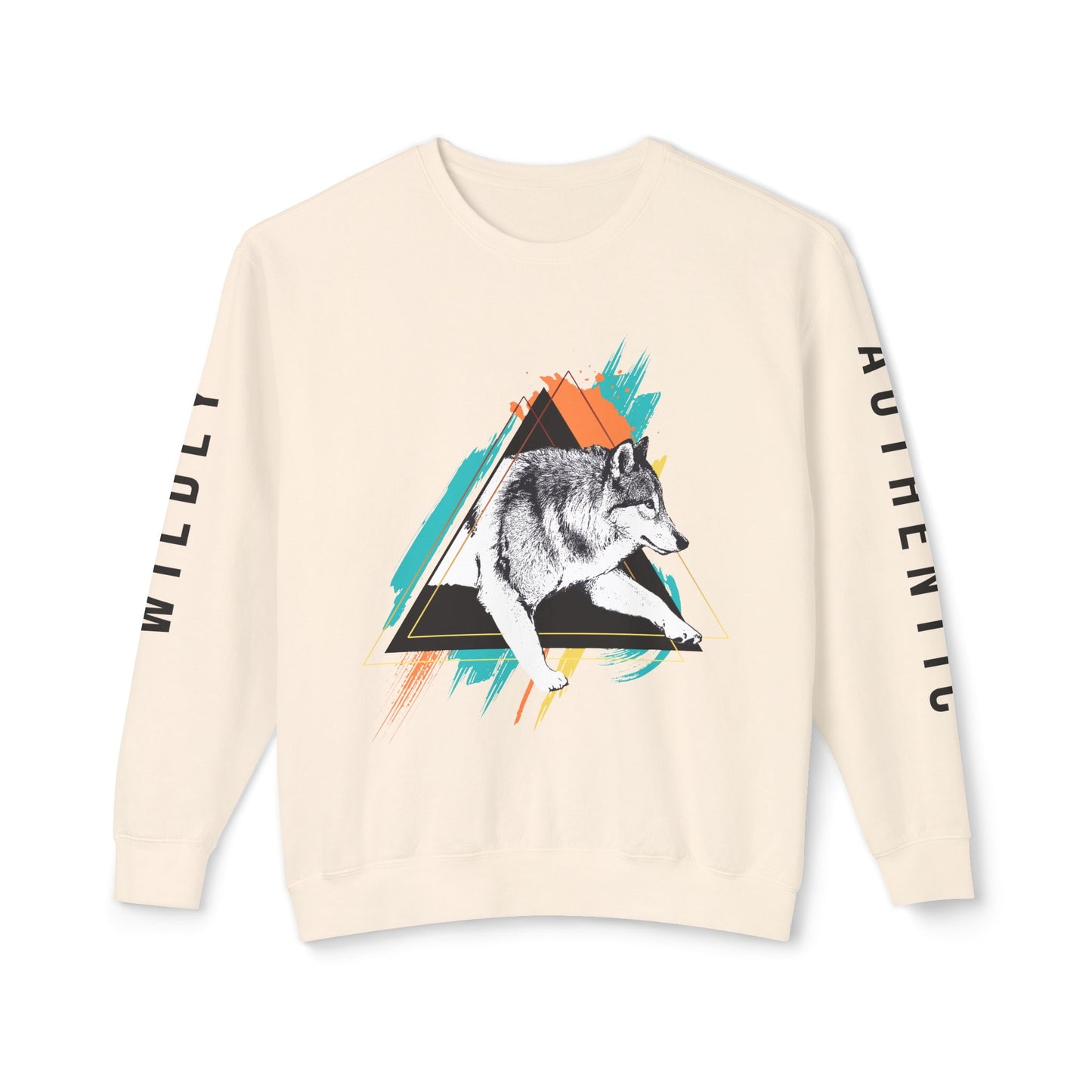 Nali (Teal/Orange) Crewneck Sweatshirt
