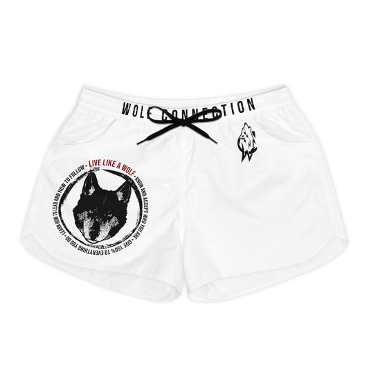 Live Like A Wolf Women's Casual Shorts (AOP)