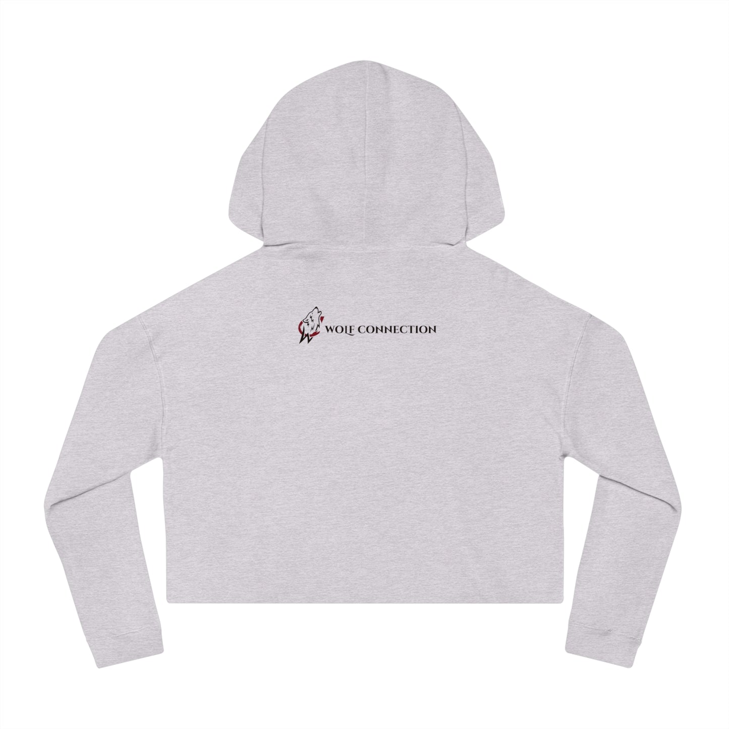 Step Into Your Power (Teal/Orange) Women’s Cropped Hooded Sweatshirt