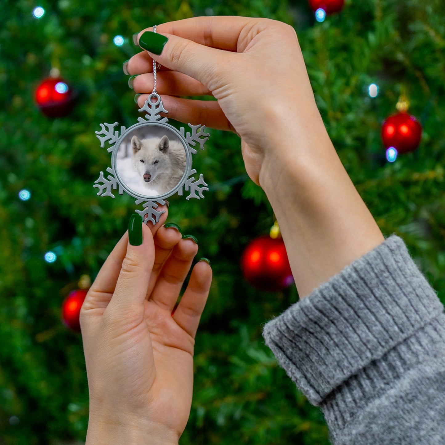 Annie Pewter Snowflake Ornament