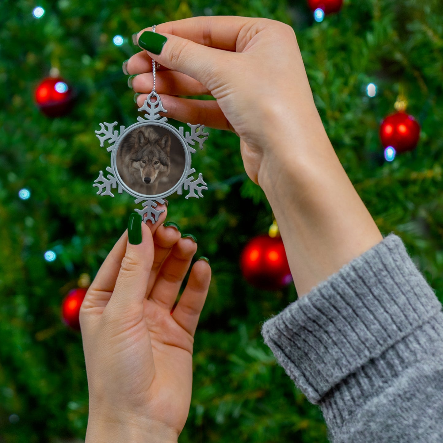 Nali Pewter Snowflake Ornament