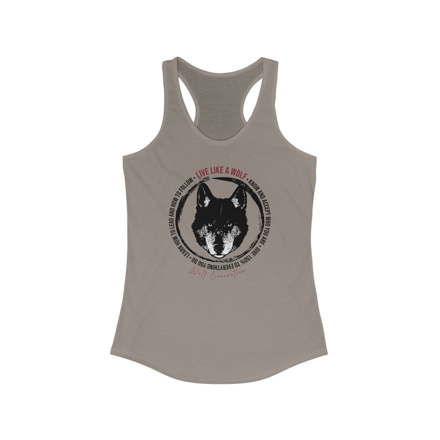 Live Like A Wolf Women's Racerback Tank