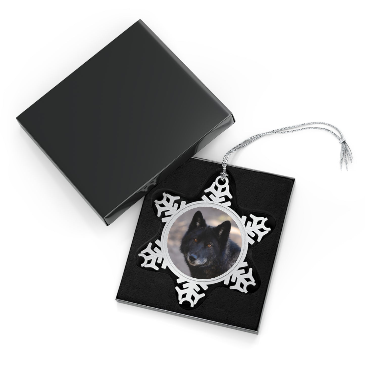 Lakota Pewter Snowflake Ornament