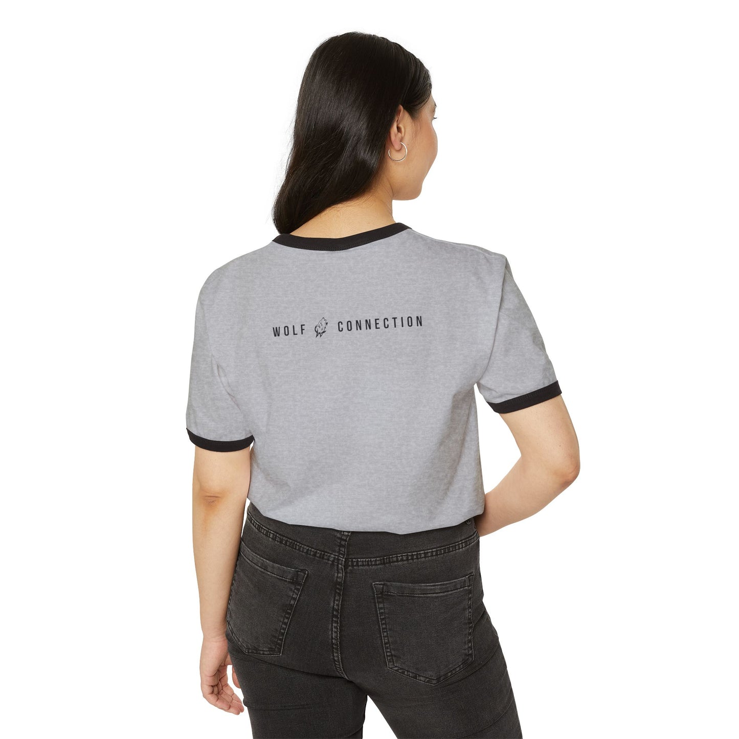 Live Like A Wolf Unisex Cotton Ringer T-Shirt