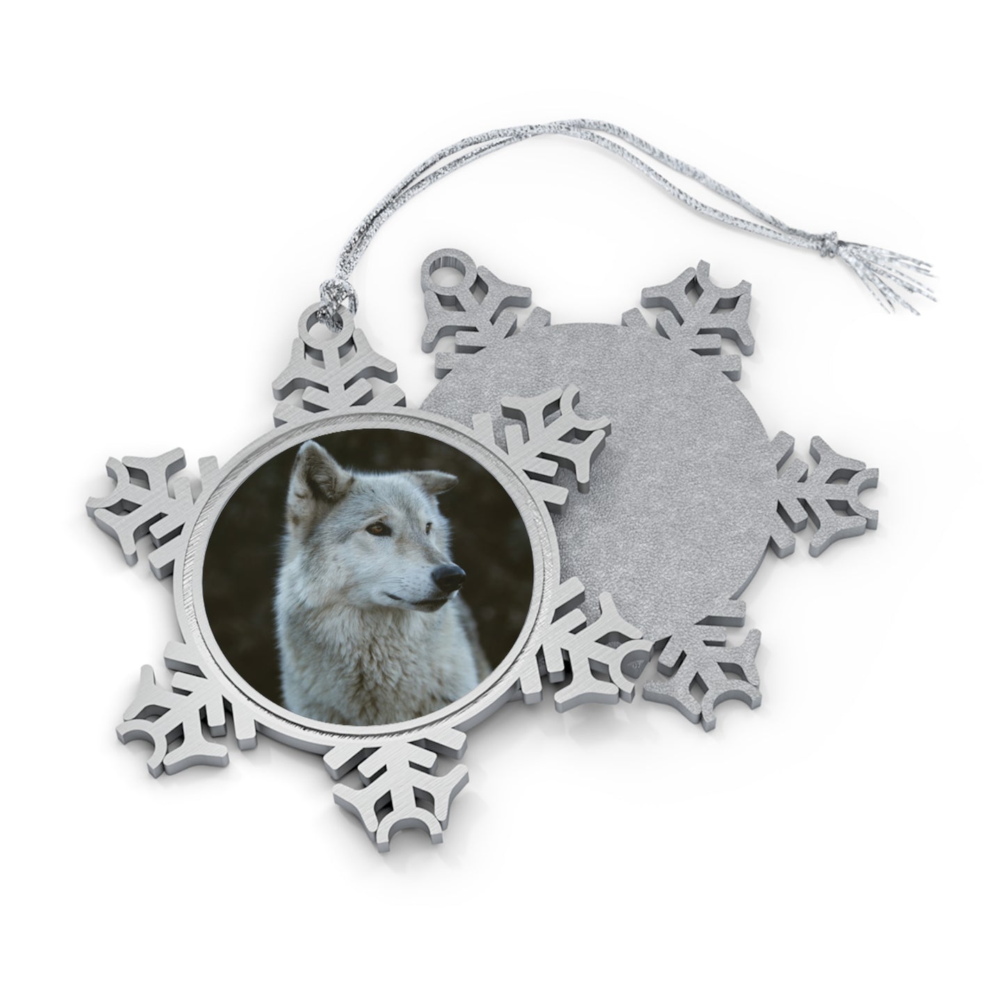 Willow Pewter Snowflake Ornament