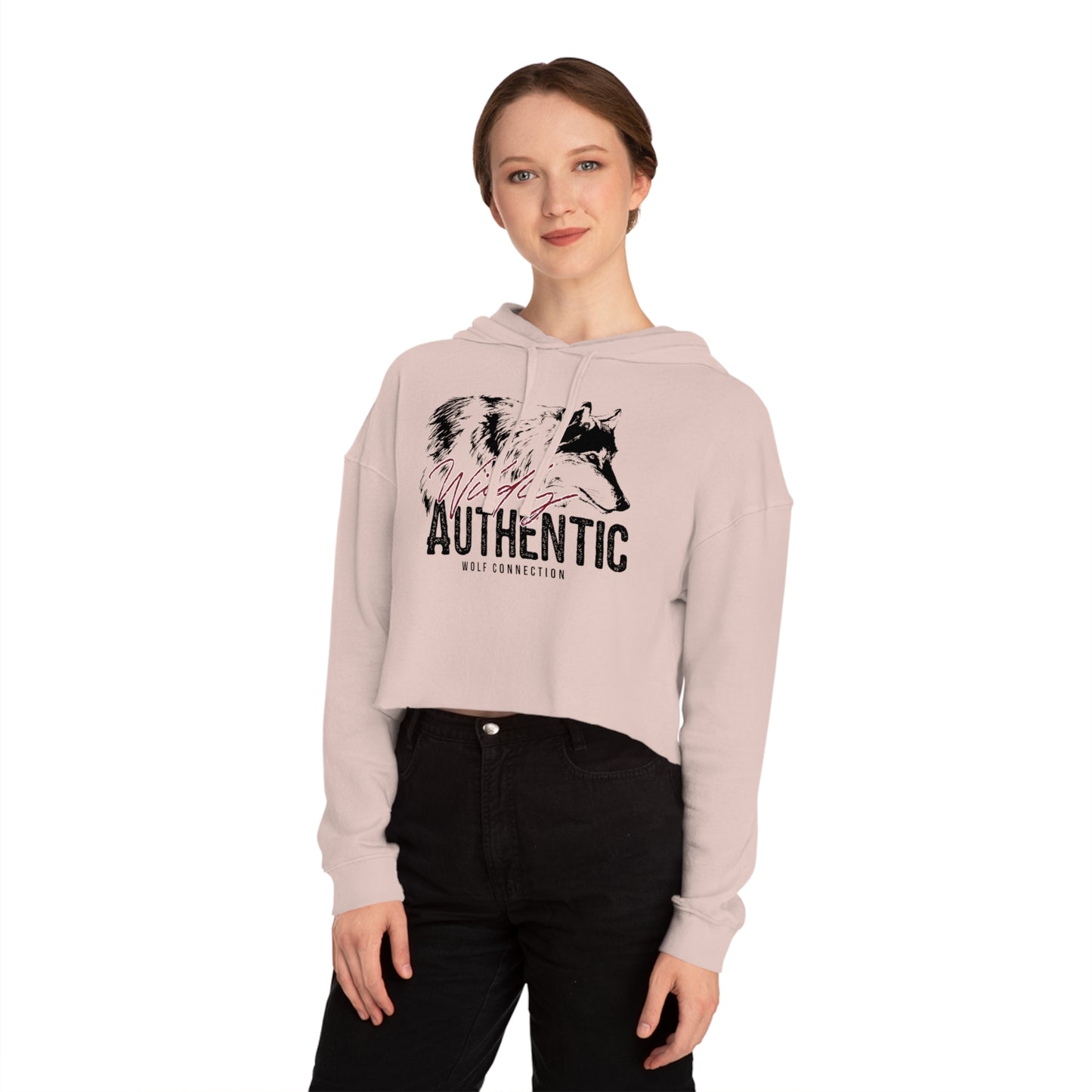 Wildly Authentic Women’s Cropped Hooded Sweatshirt