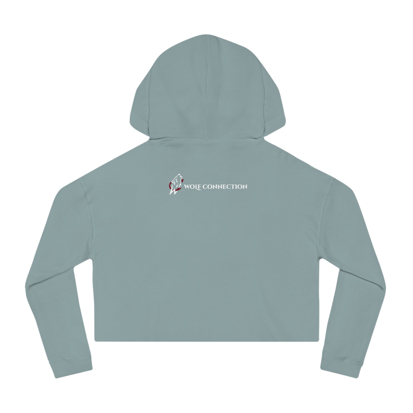 Step Into Your Power (Black/Yellow) Women’s Cropped Hooded Sweatshirt