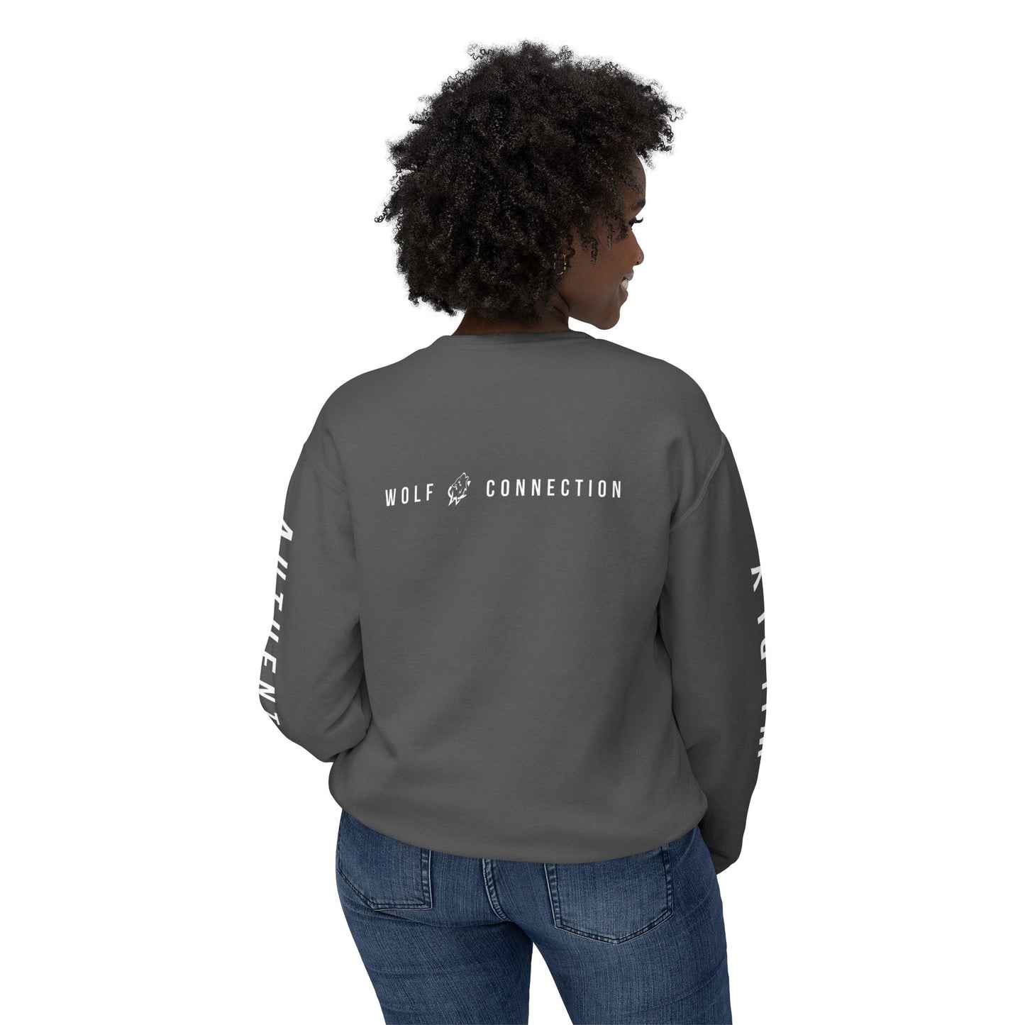 Nali (Teal/Orange) Crewneck Sweatshirt