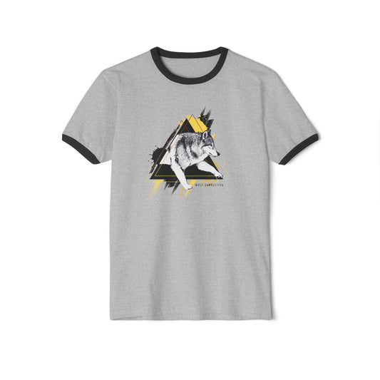 Nali (Black/Yellow) Unisex Cotton Ringer T-Shirt